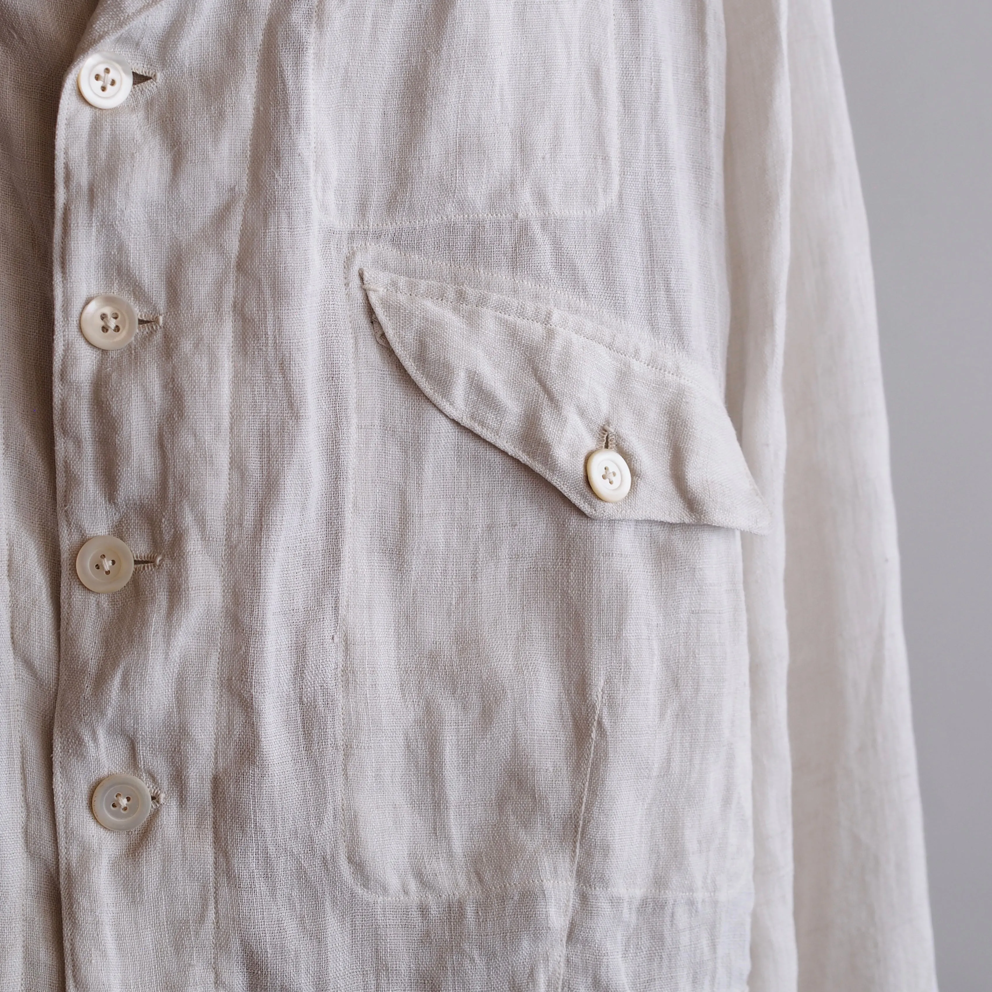 NORA SHORT JACKET~Japan old hemp fabric~
