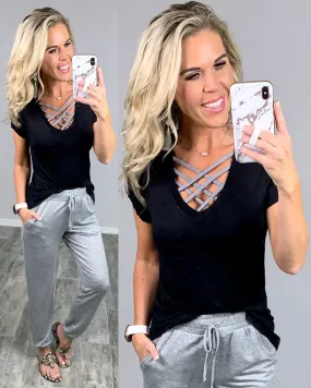 Not Your Boyfriends Pocket Tee