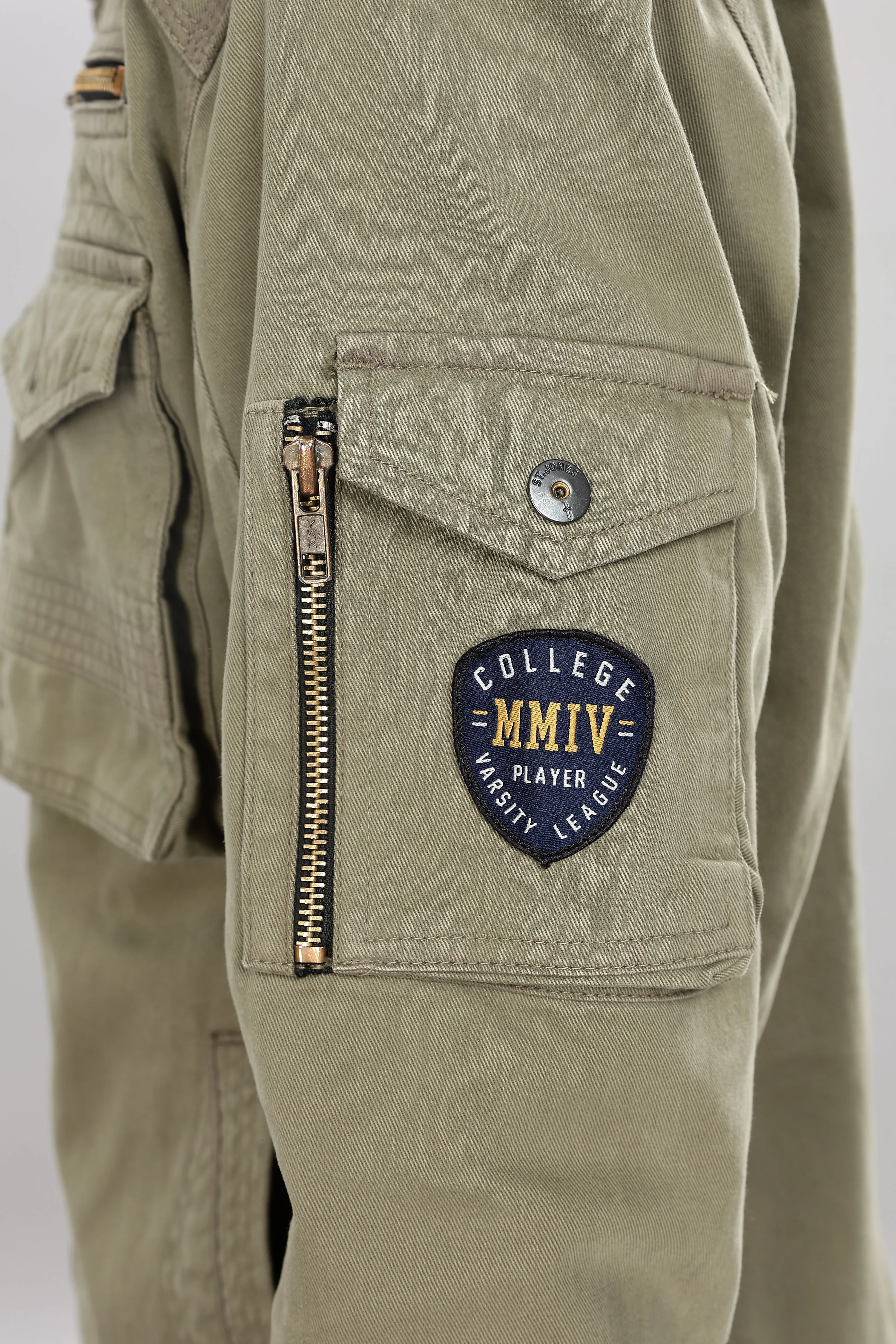 OLIVE UTILITY JACKET