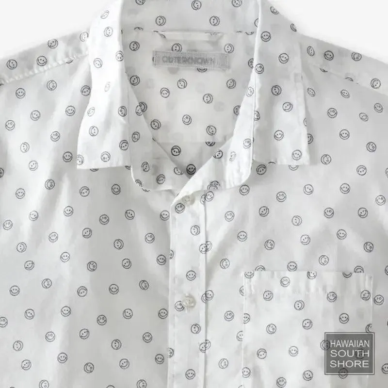 Outerknown SHIRT SEA (Small-Large) Salt Navy Happy Dot