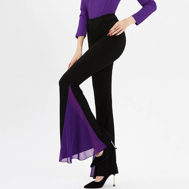 Patchwork Flare Latin/Ballroom Dance Pants