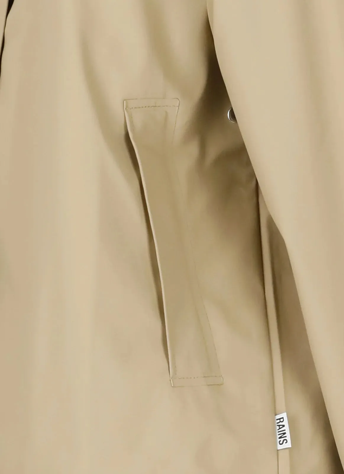 Rains String W Jacket - Sand