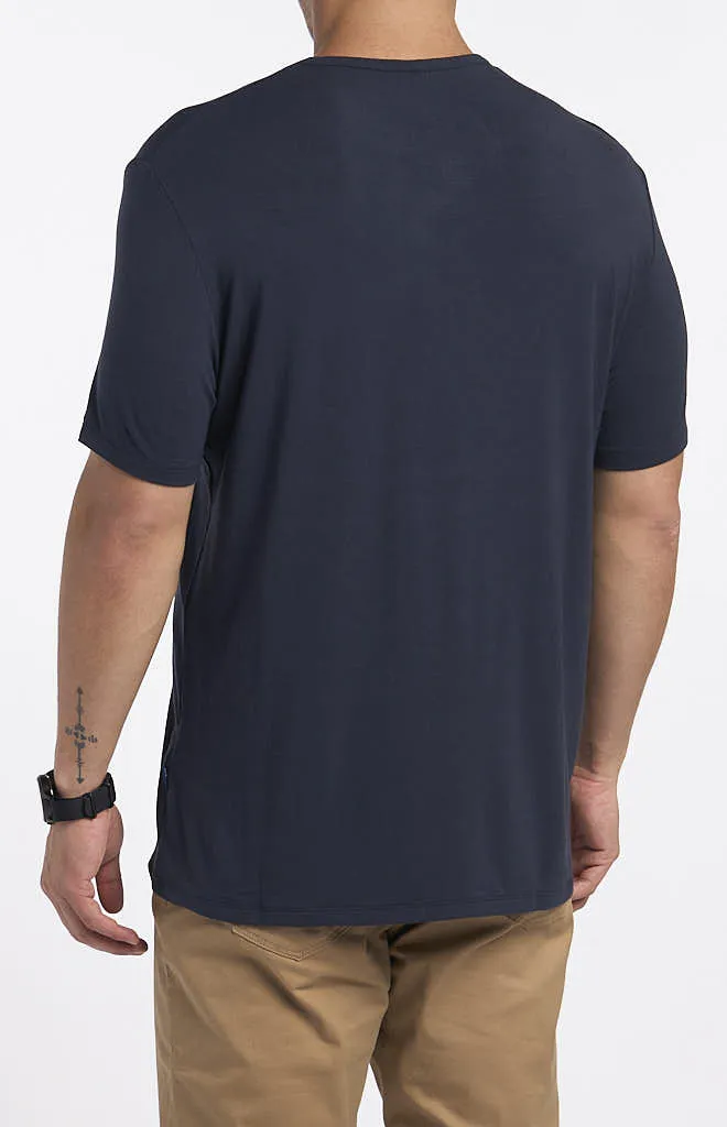 Stone Rose TriBlend Short-Sleeve Henley