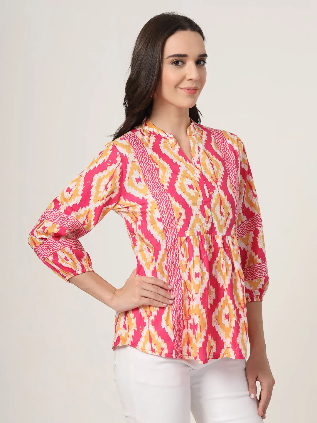 Style Quotient Women Pink and multi Printed Tunic
