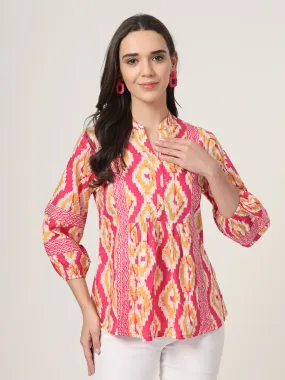 Style Quotient Women Pink and multi Printed Tunic