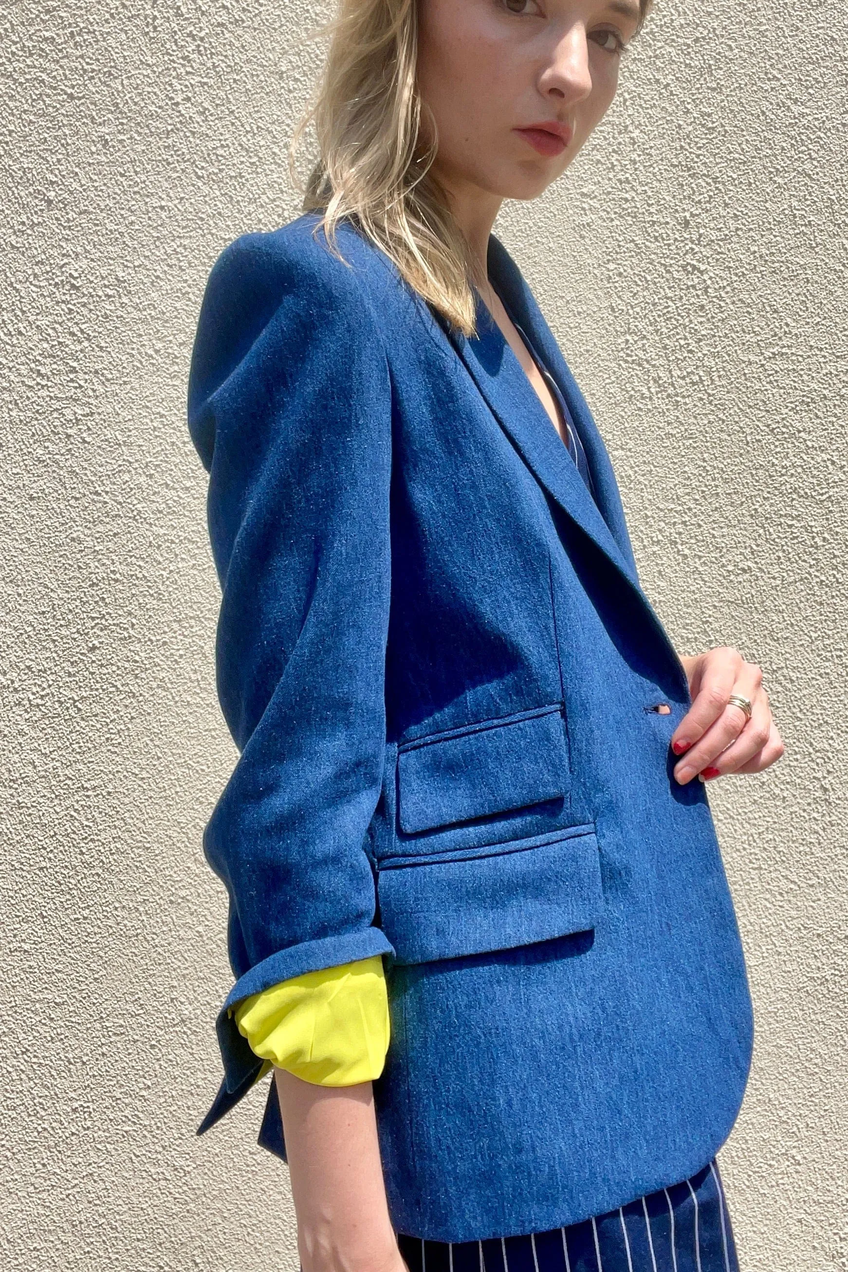 Tilda Jacket in Hemp/Organic Cotton Denim