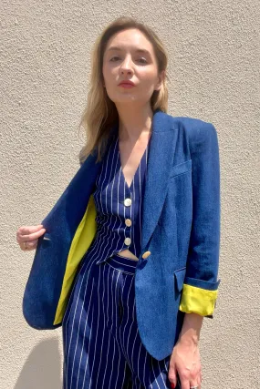 Tilda Jacket in Hemp/Organic Cotton Denim