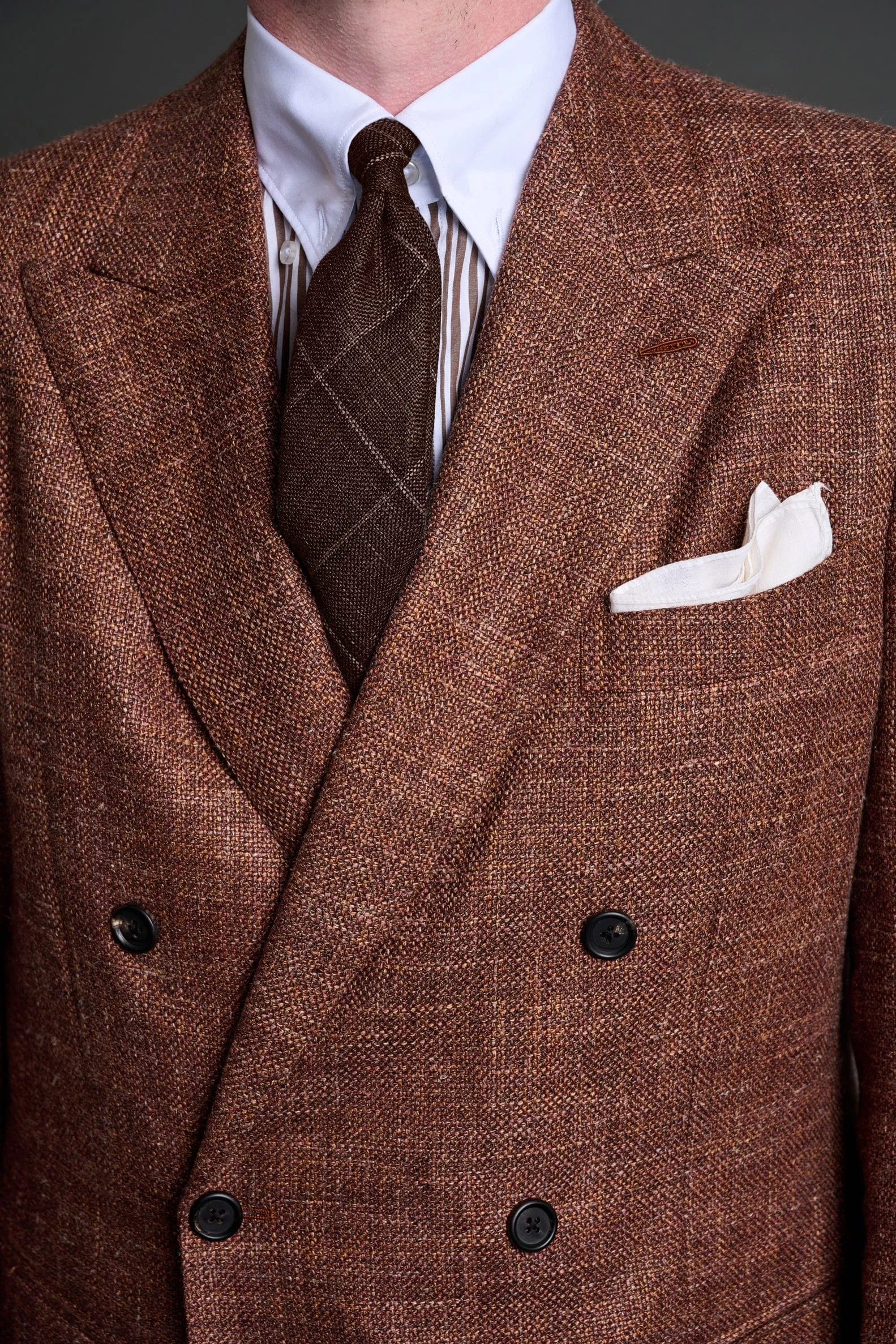 Wool, Silk & Linen Hopsack Jacket