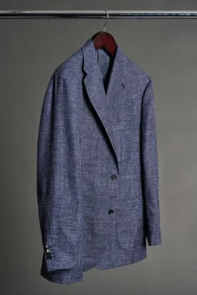 Wool, Silk & Linen Hopsack Jacket