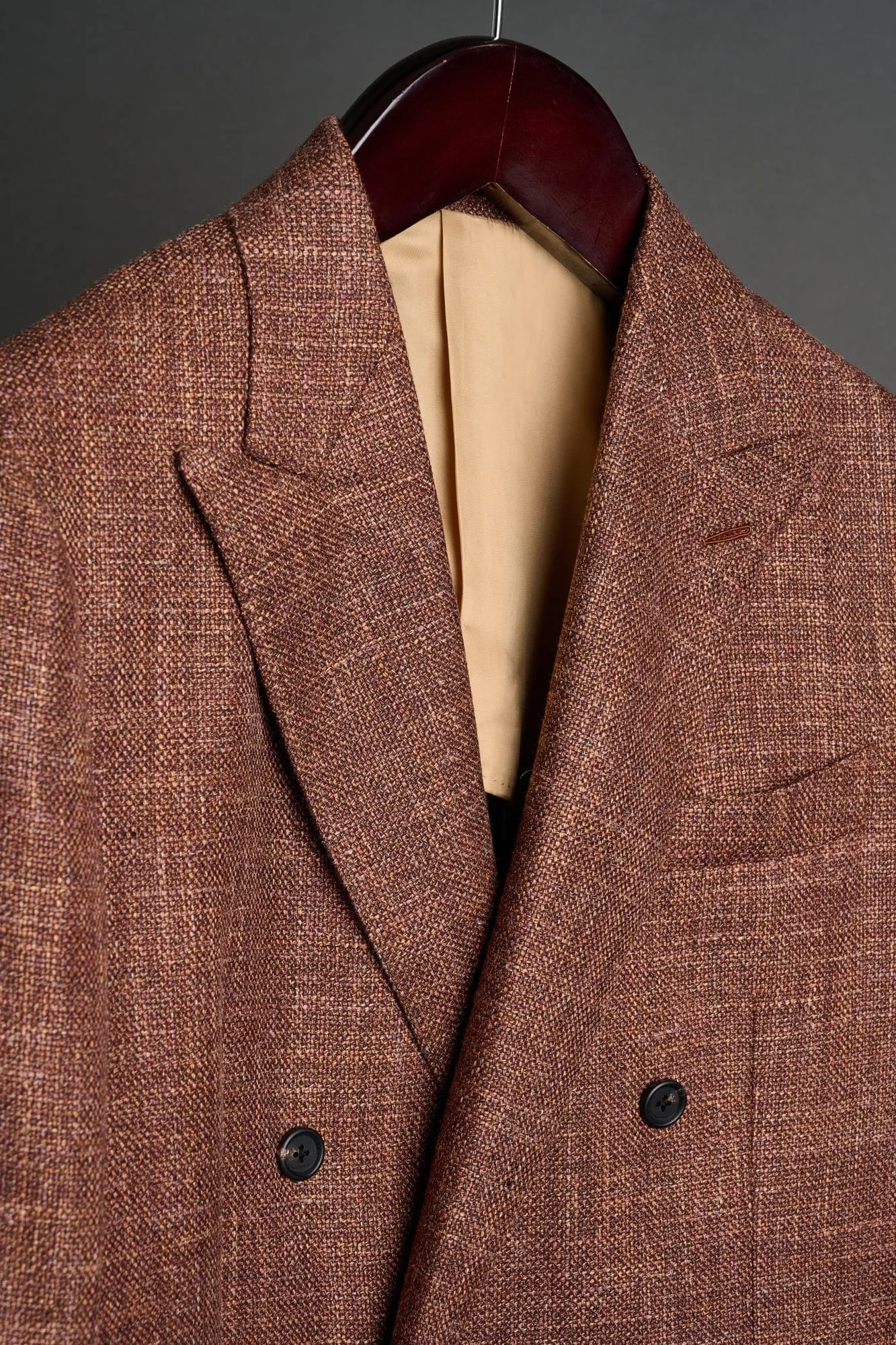Wool, Silk & Linen Hopsack Jacket