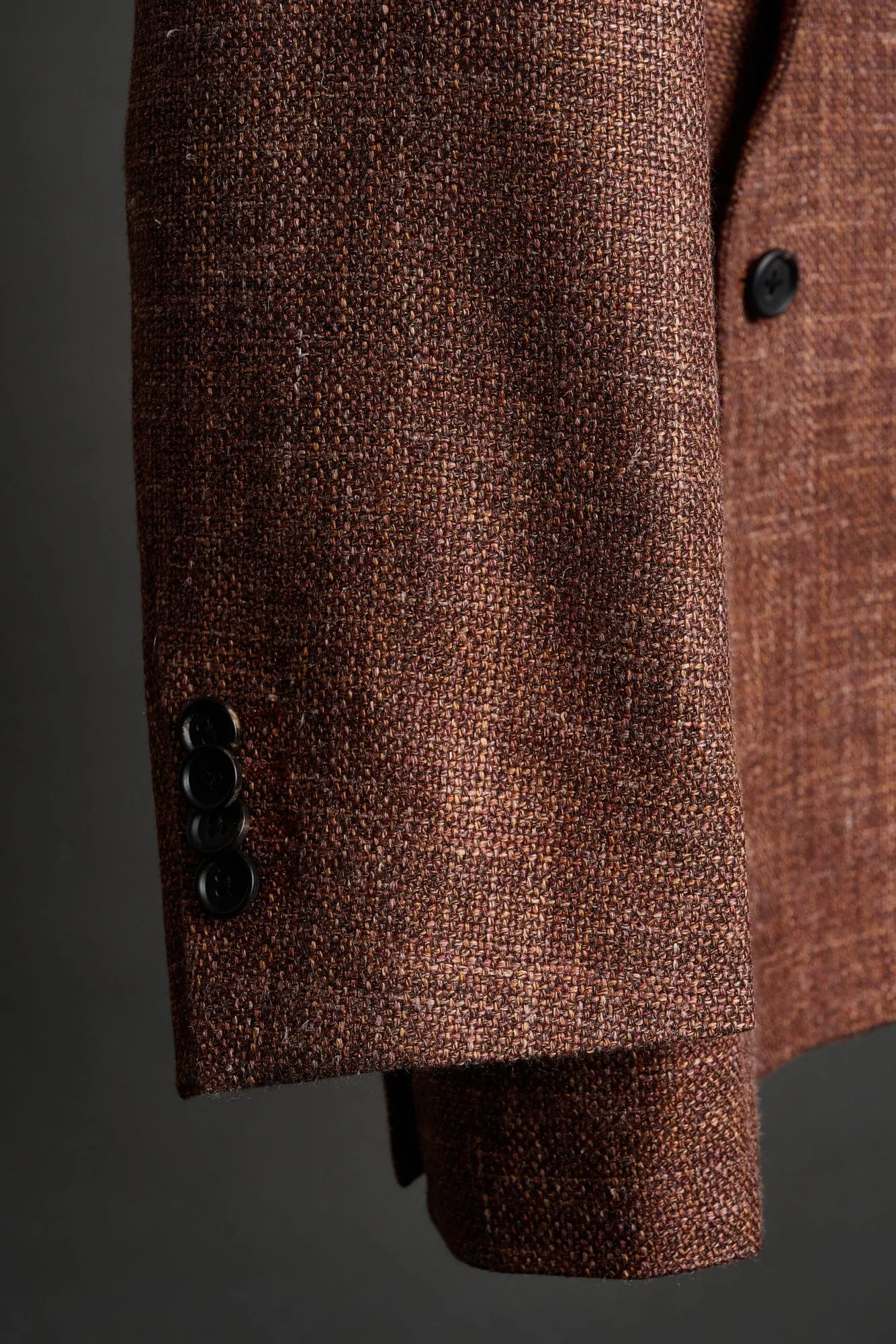 Wool, Silk & Linen Hopsack Jacket