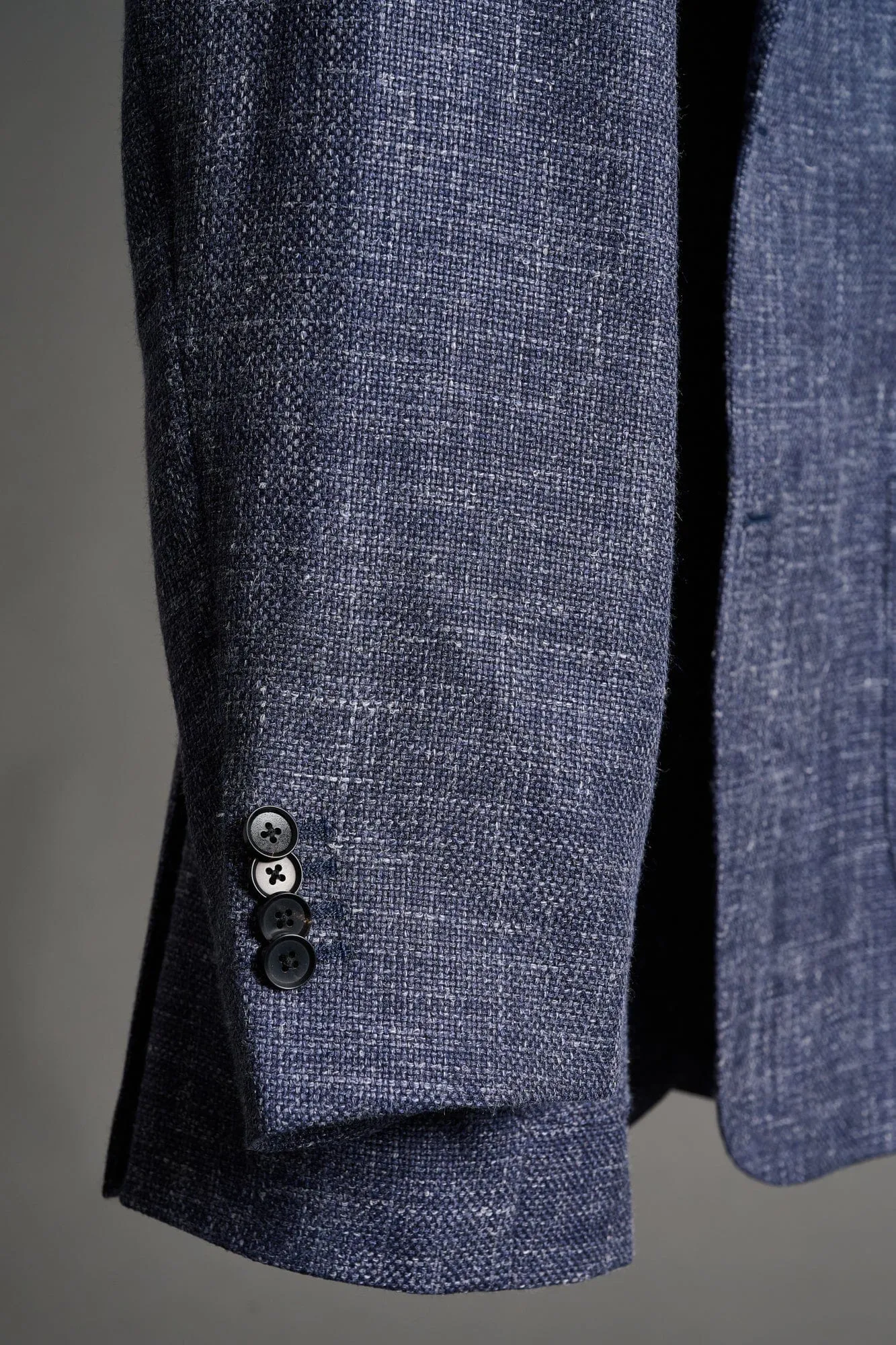 Wool, Silk & Linen Hopsack Jacket