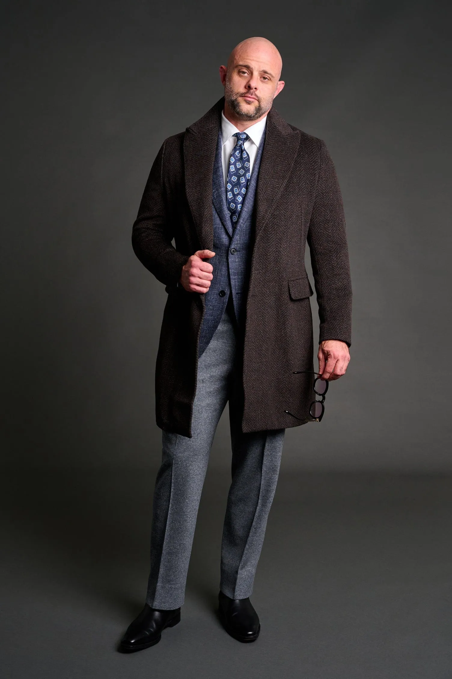 Wool, Silk & Linen Hopsack Jacket