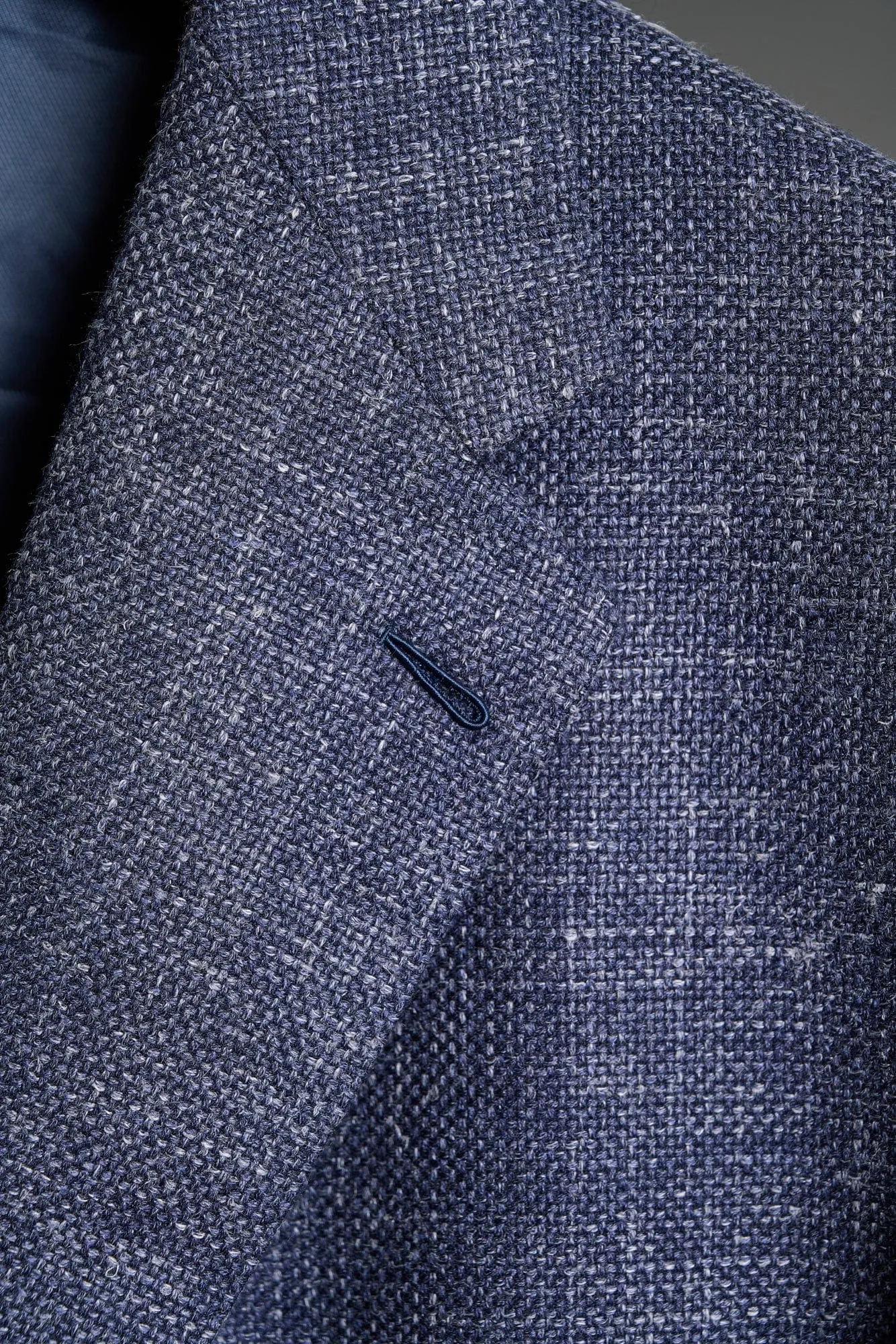 Wool, Silk & Linen Hopsack Jacket