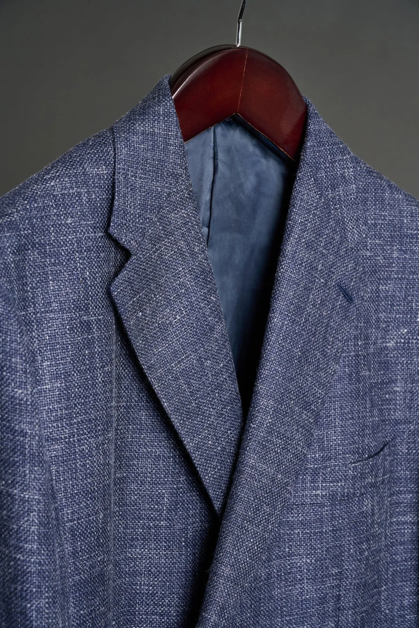 Wool, Silk & Linen Hopsack Jacket
