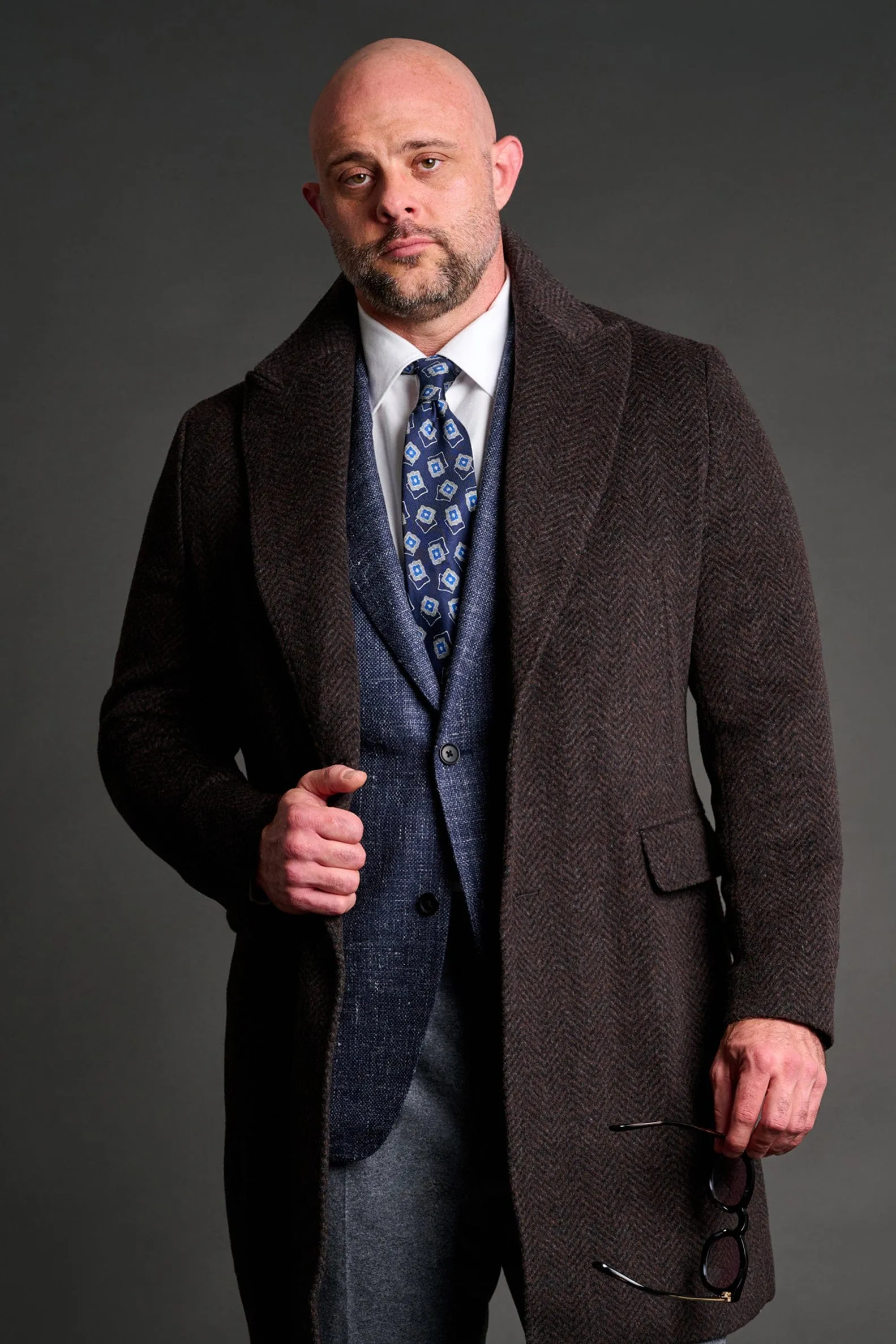Wool, Silk & Linen Hopsack Jacket